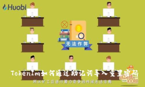  TokenIm如何通过助记词导入重置密码